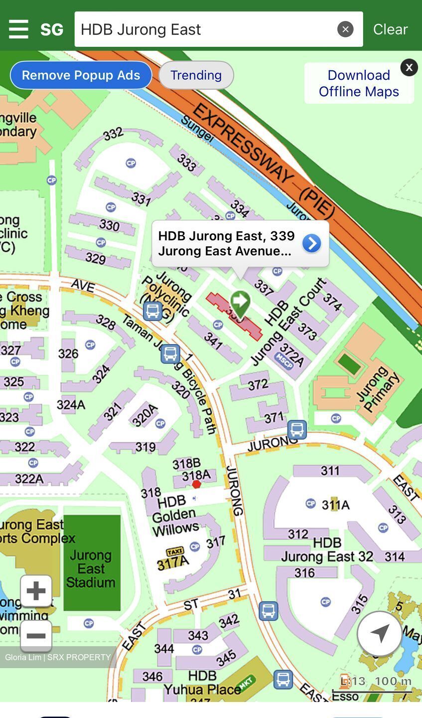 Blk 339 Jurong East Avenue 1 (Jurong East), HDB 3 Rooms #478089421